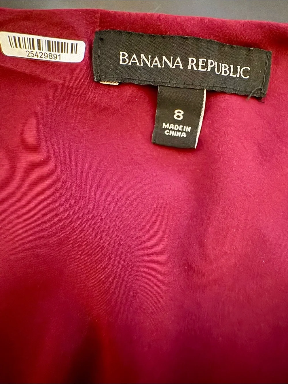 Banana Republic Burgundy Cowl Neck Slip Dress Midi Maxi Size 8 Y2K 90s